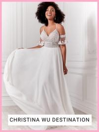 View more Christina Wu bridal destination dresses